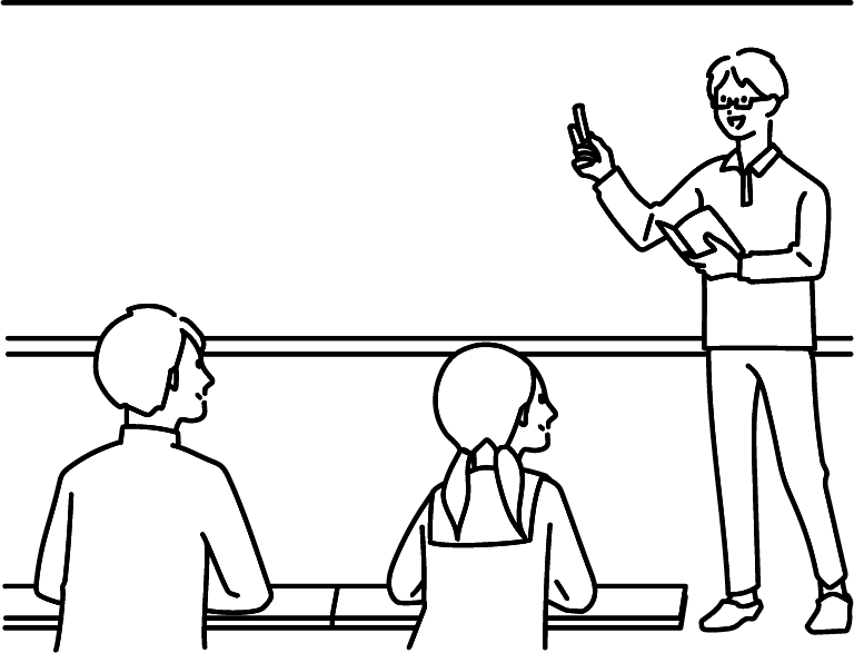 授業のイラスト