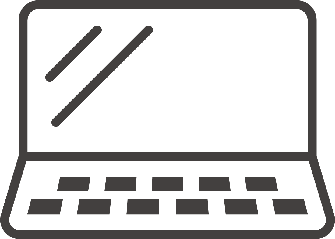 ノートパソコンイラスト